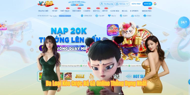 Ba Loại Kèo Cược Đá Gà Online Thông Dụng Nhất