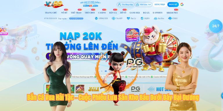 Bắn Cá Vua Hải Tặc - Cuộc Phiêu Lưu Săn Kho Báu Dưới Đáy Đại Dương