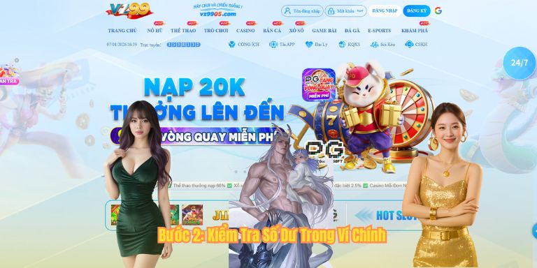 Bước 2: Kiểm Tra Số Dư Trong Ví Chính