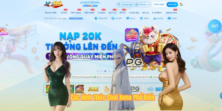 Các Hình Thức Chơi Keno Phổ Biến