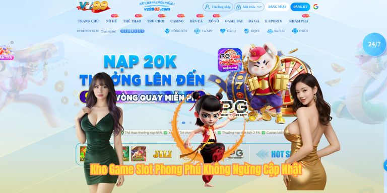 Kho Game Slot Phong Phú Không Ngừng Cập Nhật