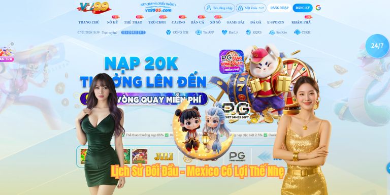 Lịch Sử Đối Đầu - Mexico Có Lợi Thế Nhẹ