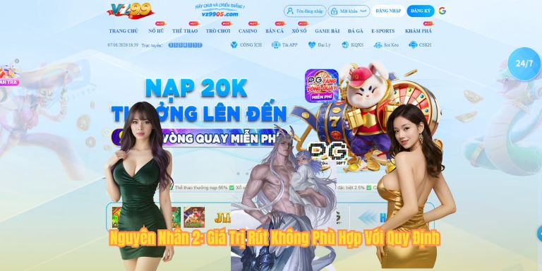 Nguyên Nhân 2: Giá Trị Rút Không Phù Hợp Với Quy Định