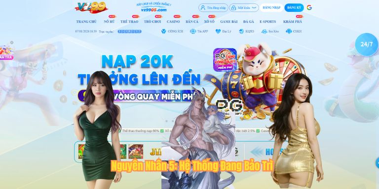 Nguyên Nhân 5: Hệ Thống Đang Bảo Trì